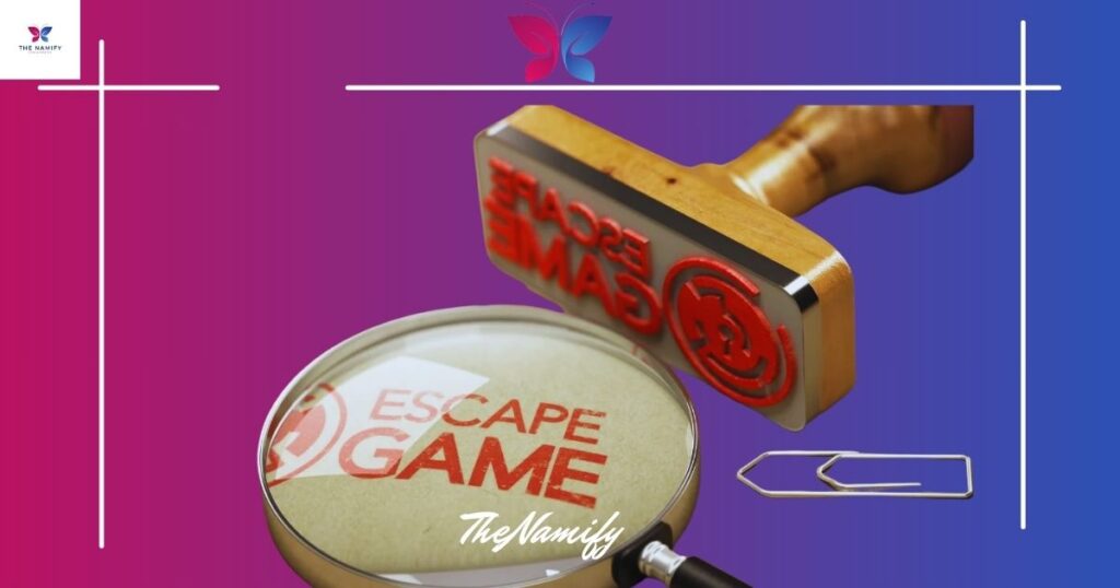Escape room team names ideas