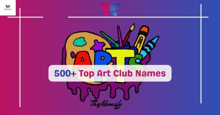 Art Club Names