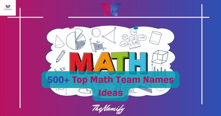 Math Team Names
