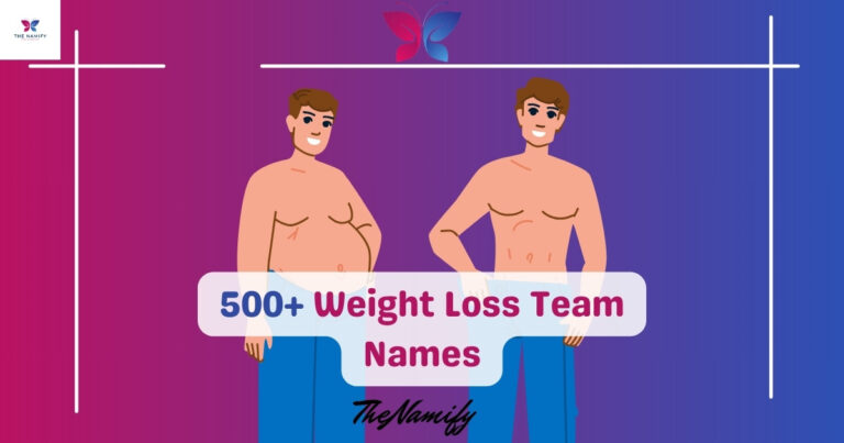 Weight Loss Team Names